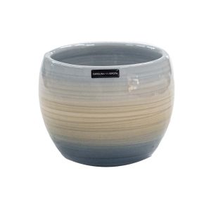 Vaso decorativo para estantes azul