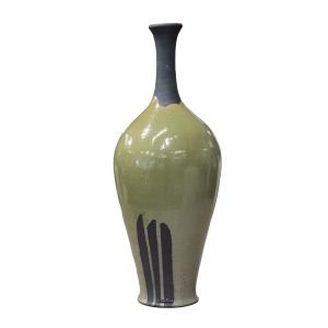 Vaso garrafa de cerâmica contemporâneo