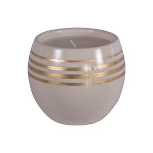 Vela Casca de Ovo Carolina Haveroth - Alto Brilho -  Jasmin