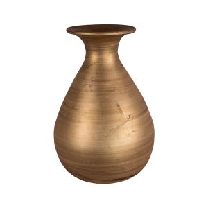 Vaso Bojudo M Carolina Haveroth - Fosco - Dourado Envelhecido