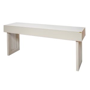 Aparador Contemporâneo de Madeira com Palha Fendi