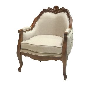 Poltrona Leroy Victorine com capitonê - Fendi Nouveau