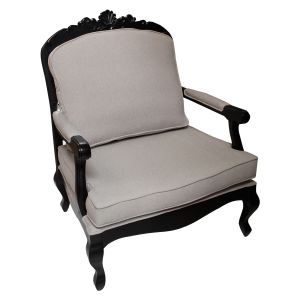 Poltrona Victorine c/ Encosto Palha