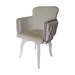 Cadeira Giratória New Pure com Capitonê - Branco