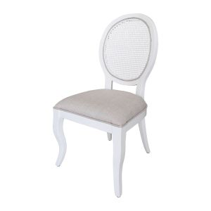 Cadeira Medalhão Delicate Palha