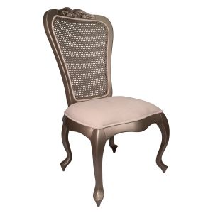 Cadeira Antique Encosto Palha - Fendi Lumiére