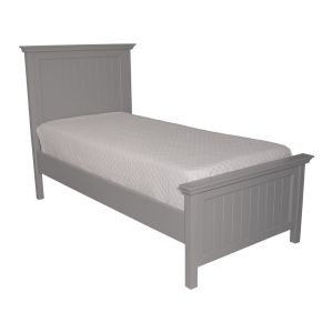 Cama de Solteiro Unique - Cinza Claire