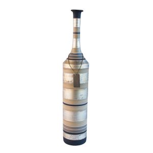Vaso Garrafa GG - Quartzo Fumê - Fosco - Carolina Haveroth