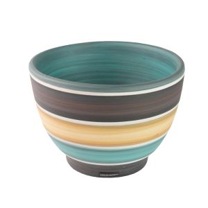 Vaso Cachepô G - Retrô Azul Releitura - Fosco - Carolina Haveroth