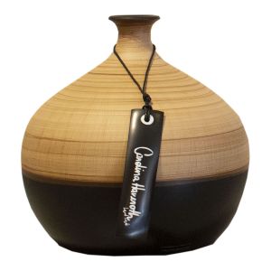 Vaso 650 G - Fosco - Bamboo com Preto - Carolina Haveroth