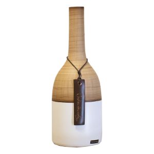 Garrafa 326 P - Fosco - Bamboo com Branco - Carolina Haveroth