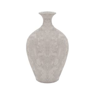 Vaso Garrafa Com Textura em Papel Mache