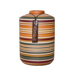 Vaso Reto Decorativo em Cerâmica Carolina Haveroth
