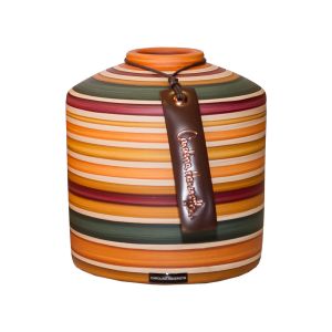 Vaso Reto decorativo em Cerâmica - Milano Fosco