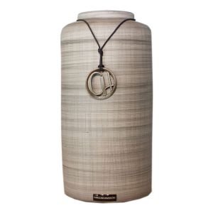 Vaso Garrafa 018 G - Retrô Cinza - Fosco - Carolina Haveroth