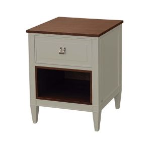 Mesa de Cabeceira Benito com Nicho - Off White
