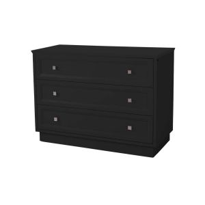 Cômoda clássica na cor preta para o quarto
