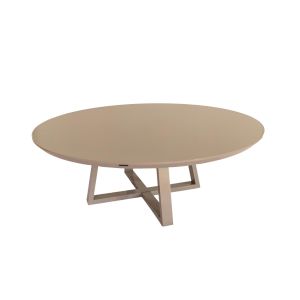 mesa de centro artesanal pintado a mão