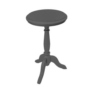 Mesa de Apoio Clássica G - Cinza Imperador