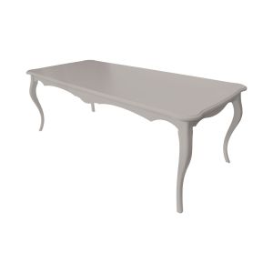 Mesa de Jantar Clássica Laqueada Fendi