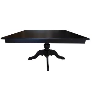 Mesa laqueada preta