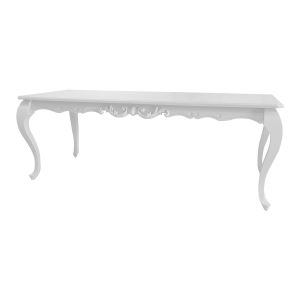 Mesa de Jantar Provençal Laqueada Branca