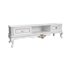 Rack Lavanda 1,6m - Branco com Fendi Lumiére