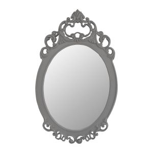 Espelho Oval Chateau - Cinza Claire
