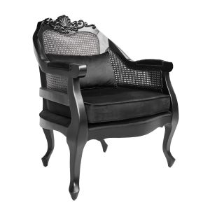 Poltrona Leroy Victorine Palha Natural