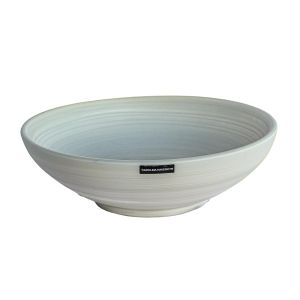 vaso de cerâmica laranja artesanal pintado a mão
