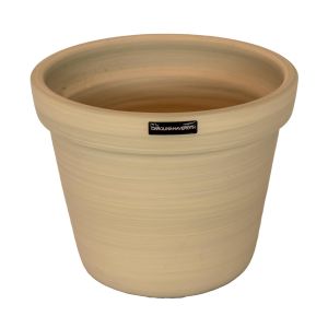 vaso de cerâmica laranja  artezanal  pintado a mao