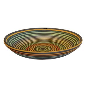 vaso decorativo de cêramica pintado a mão