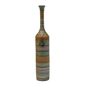 Vaso Garrafa Decorativo em Cerâmica