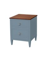 Mesa de Cabeceira Classica Azul Amadeirada