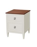 Mesa de Cabeceira Classica Off White Amadeirada