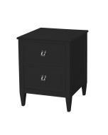 Mesa de Cabeceira Classica Preta Para o Quarto