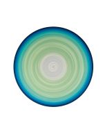 Mandala Decorativa 45cm Verde e Azul