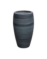 Vaso de Fibra Decorativo Pintado a mão