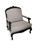 Poltrona Victorine c/ Encosto Palha