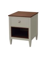 Mesa de Cabeceira Benito com Nicho - Off White