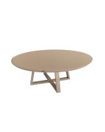 mesa de centro artesanal pintado a mão