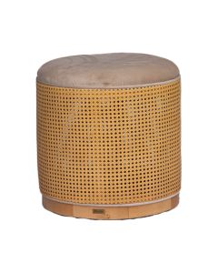 Puff unique com assento em veludo