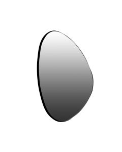 Espelho de parede com bordas em tons escuros