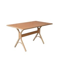 mesa retangular em madeira