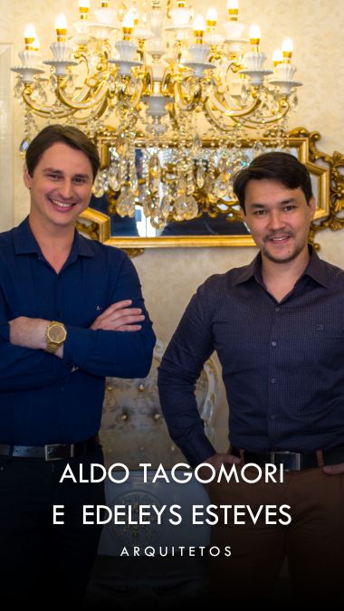 Arquitetos Algo Tagomori e Edeleys Estevesl